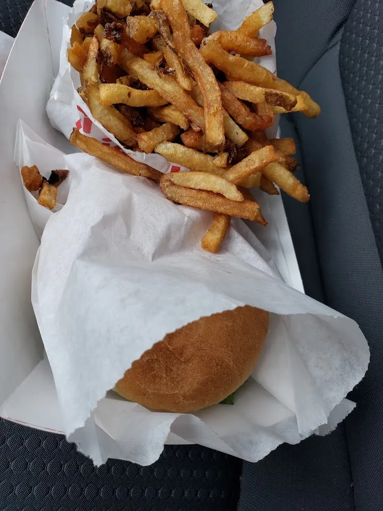 Double Cheeseburger and Fries